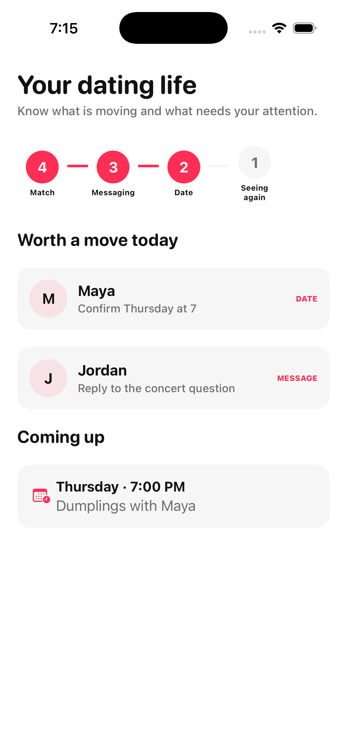 Match pipeline
